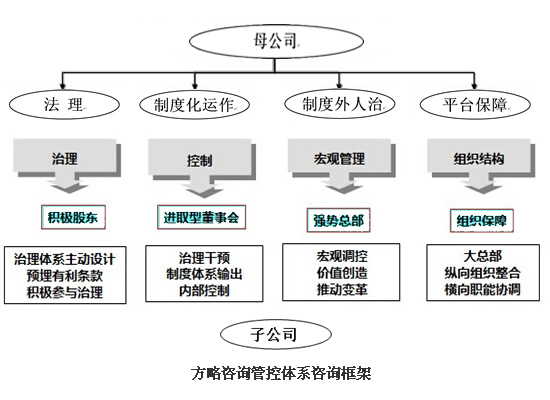 集團(tuán)管控框架